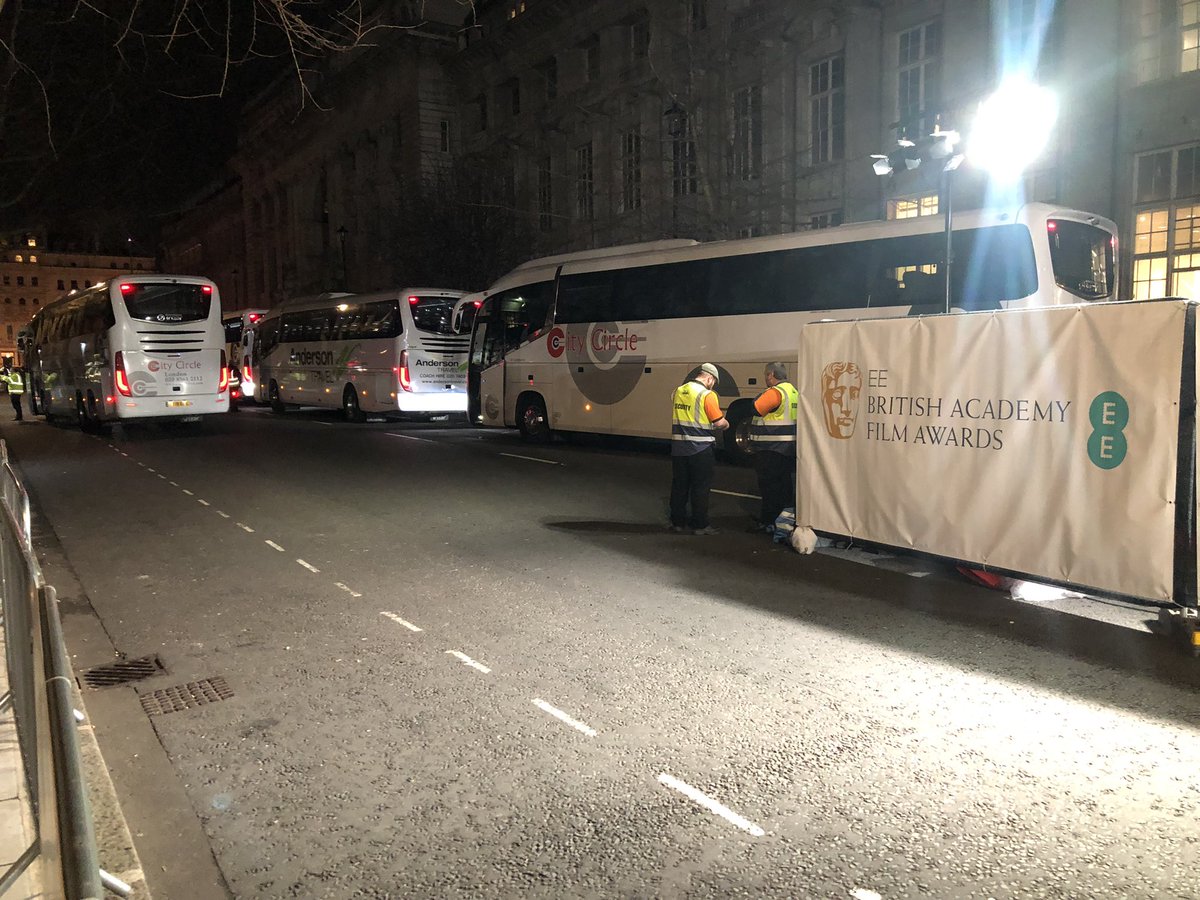 Coach_Logistics's tweet photo. Proud to have worked again with @BAFTA  - our 20th #baftafilmawards !! https://t.co/h7crPifK1t