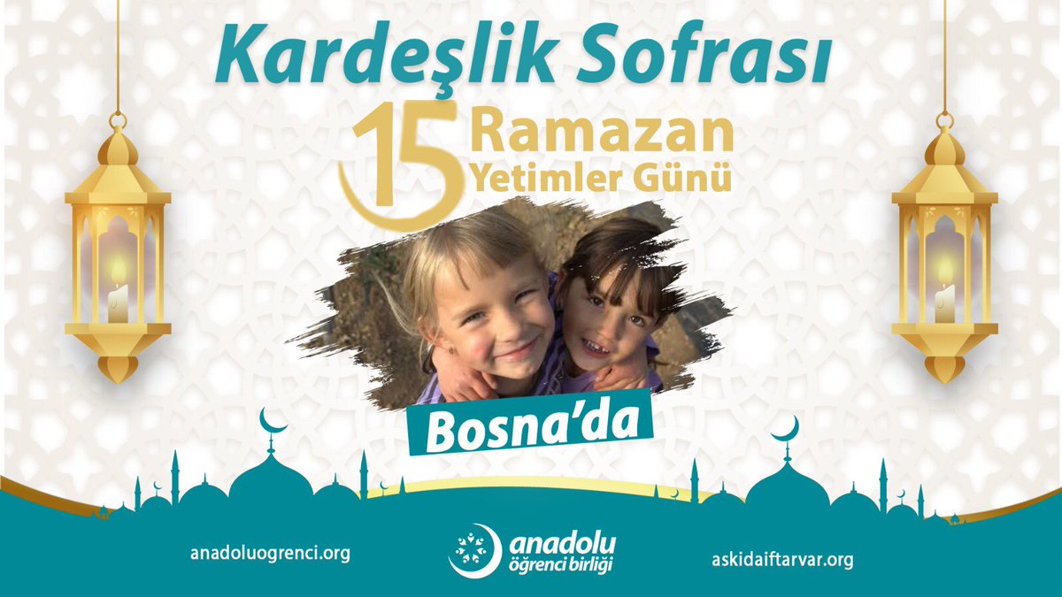 anadoluogrenci's tweet photo. 🇧🇦Kardeşlik Soframız Bosna’da;

🔗 https://t.co/Rru4QU5XDl

#DünyaYetimlerGünü 
#KardeşlikSofrası
#Askidaiftarvar https://t.co/wrkvXyOCUu