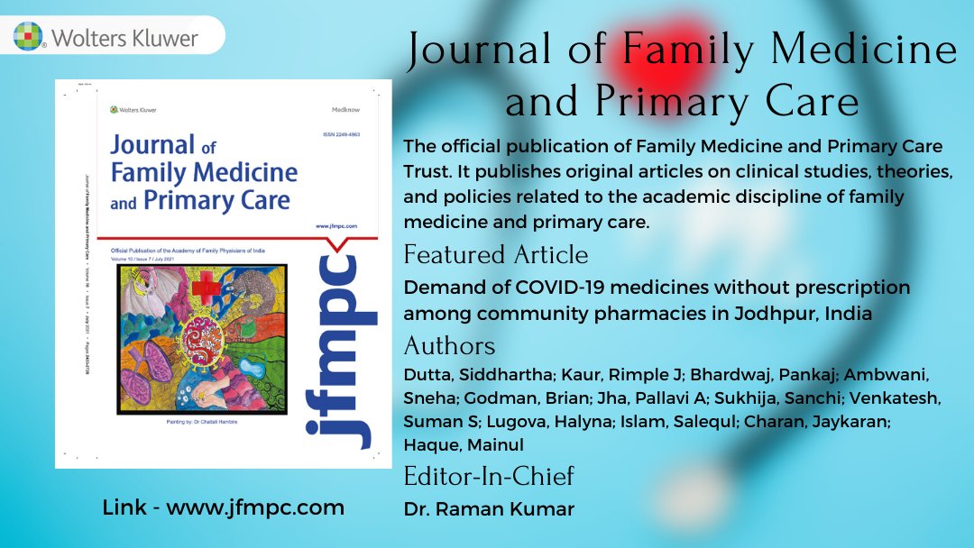 Journal of Family Medicine and Primary Care tweet media
