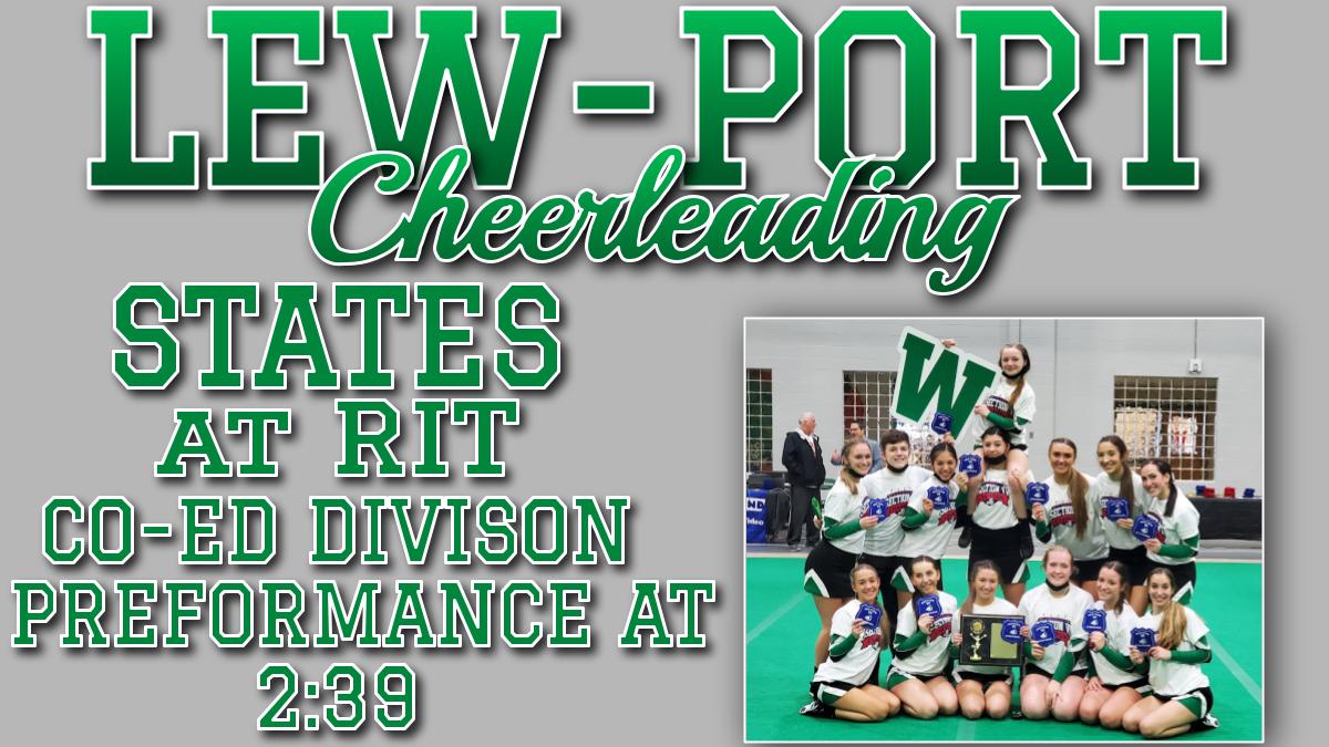 LP_GreenMachine's tweet photo. Good luck to the Cheer Team at States this weekend!! They will be competing in the CO-ED Division at 2:39 on Saturday!!⚔️📣
#GoGreen @LewPortLancers https://t.co/gpkcAUvnze