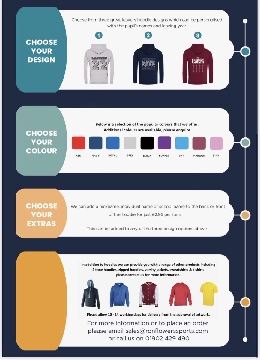 Don’t Miss Out. Your Hoodie. Your Way 💥 

Open an online shop for your school, University or Club ‼️ Huge choice of designs, garments and colours making it even easier for you in 2022🔥

Get in touch for more info 📱 📧  ⬇️