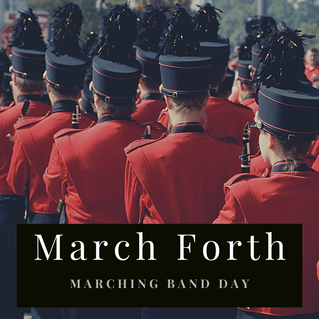 FrauMusikUSA's tweet photo. Happy March 4th to my Marching Band Friends! https://t.co/71bjsMk85v