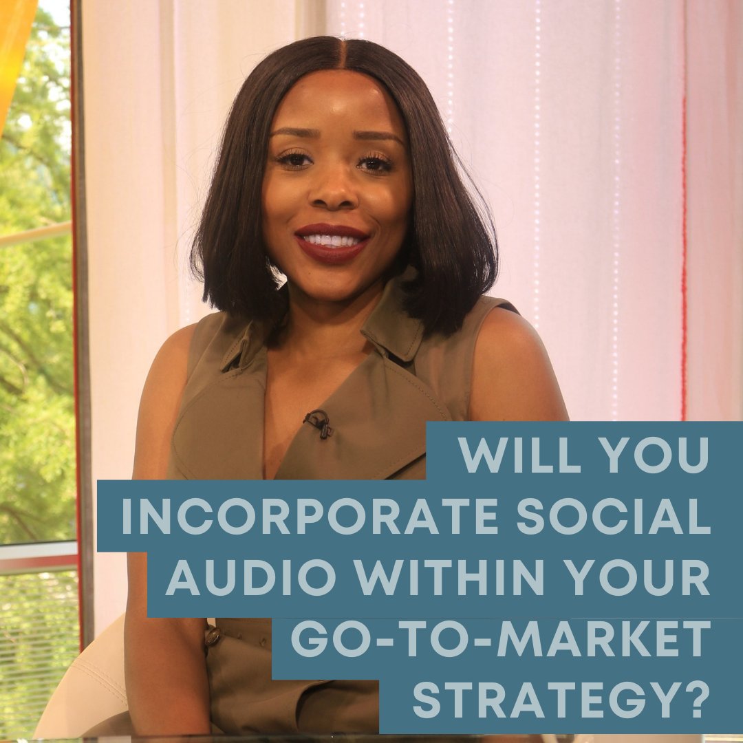 In episode 10, Dayo asked you "Will you incorporate social audio within your go-to-market strategy?" 

Tell us your answer to be included in our next episode!