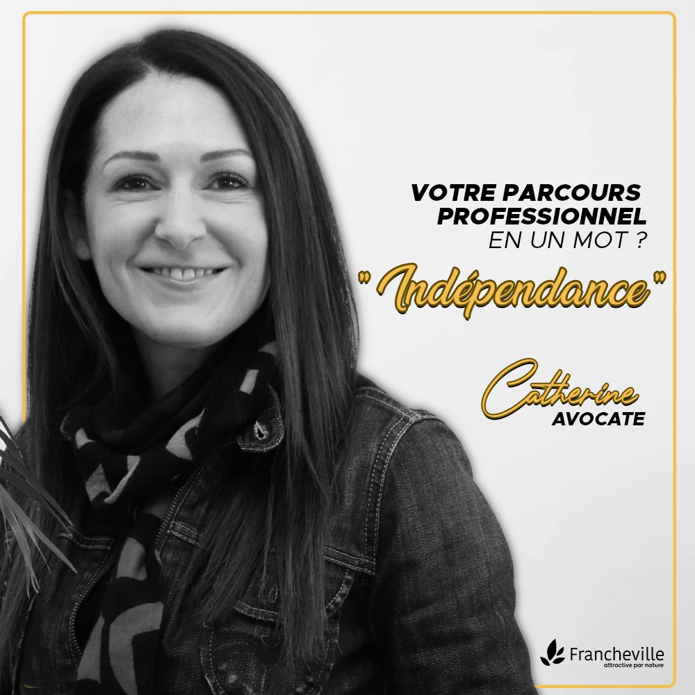 👩 Pour la #JournéeInternationaleDesDroitsDesFemmes ♀️, #Francheville a souhaité mettre en avant les Franchevilloises actives et dynamiques.

🎙 Nous débutons cette série  avec Catherine Chatelain, avocat du cabinet d'Avocat de l'Étoile.

#JIF2022 #IWD2022