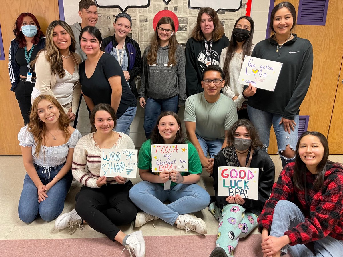Good luck at state, BPA!  FCCLA is routing for you ❤ <a href="/MFISDCTE/">MFISDCTE</a> <a href="/MarbleFallsISD/">Marble Falls ISD</a> <a href="/m/">Mika</a>