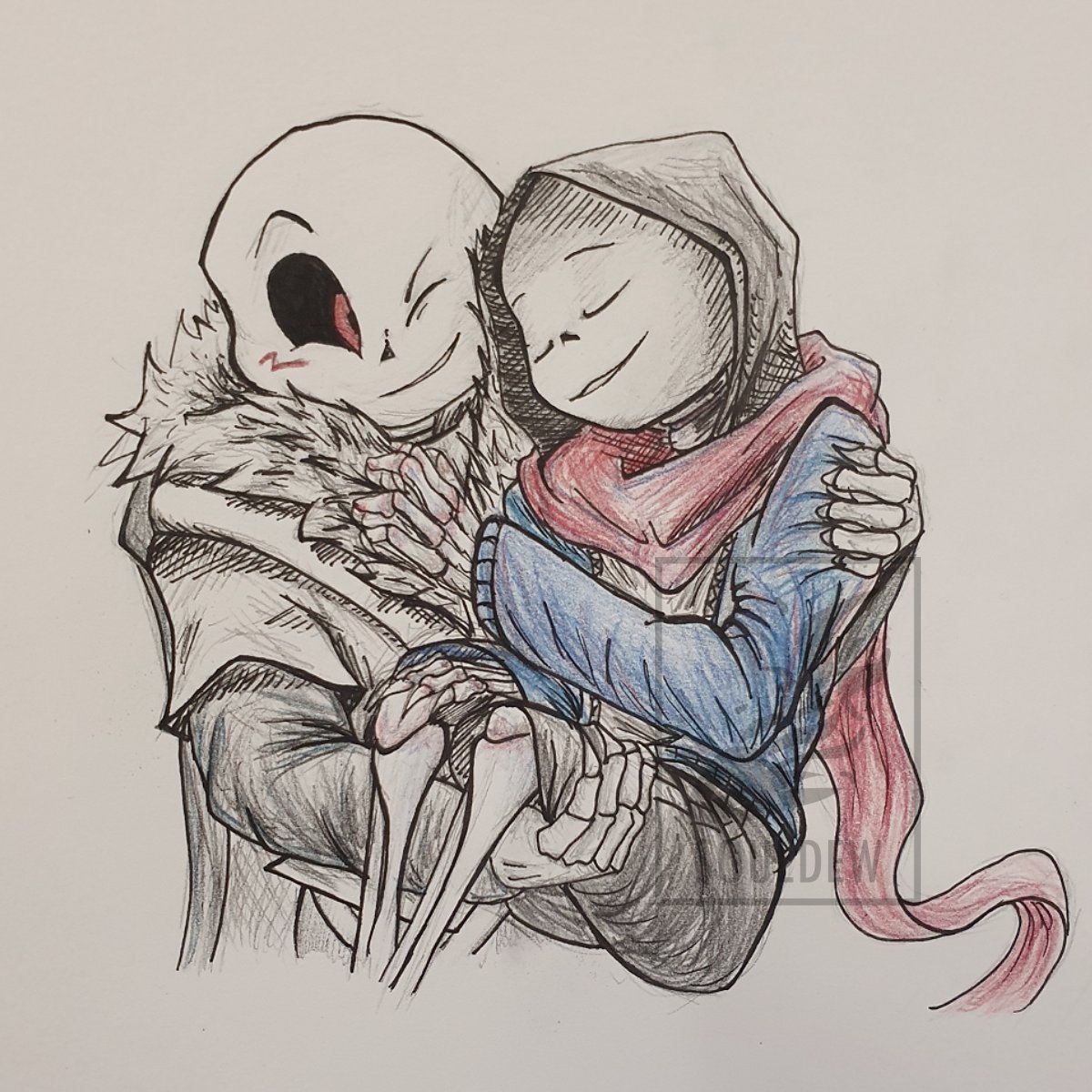 SouldewUT's tweet photo. keep the skelly close.. 😊
#undertaleAU #crosssans #dustsans #crossdust #dustcross #sanscest https://t.co/DQBNS9wdb5