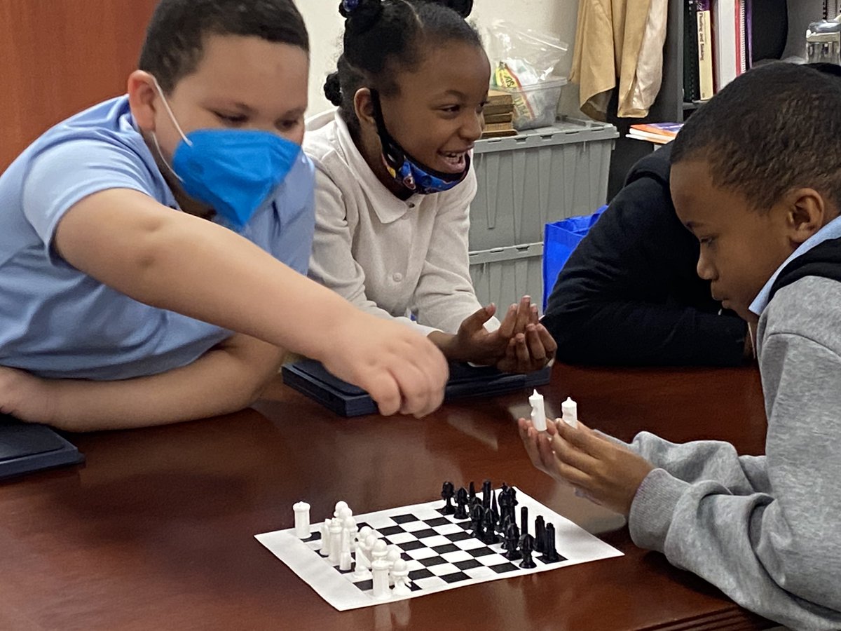 STEAMStudyHall's tweet photo. @Buffalo_Schools @BPS_STLP earning their 3D Printing badges to pass on design and print skills to fellow students. STL students designed and printed a chess set. Every student contributed their piece to the collective set! https://t.co/ZOm2HWl1C4