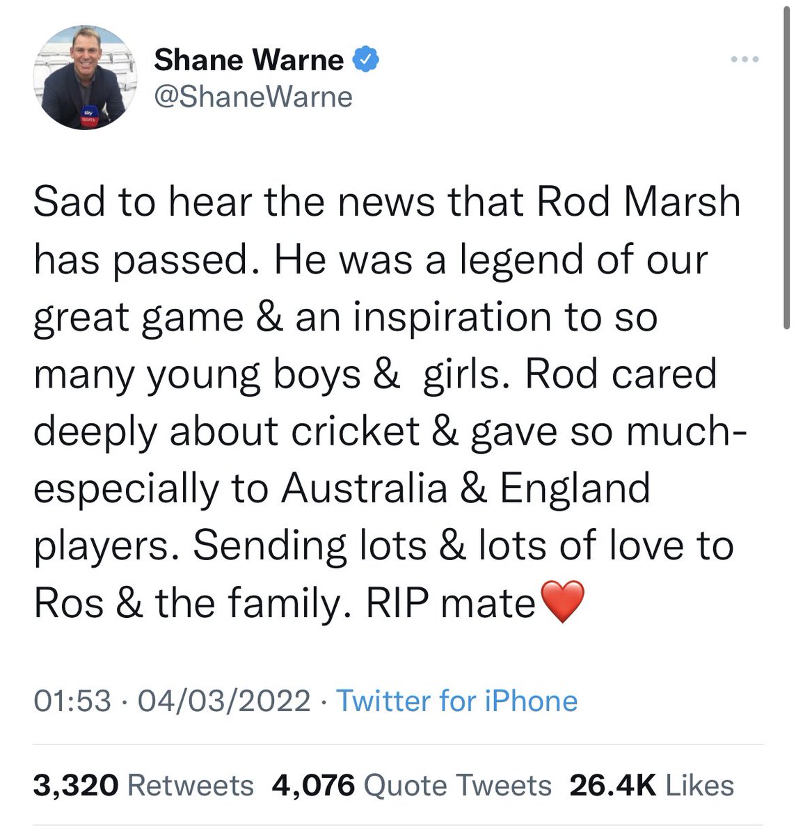 FOBRacing's tweet image. Life is unpredictable and ridiculously tough sometimes 

Tweeted 12 hours ago and now we’re paying tribute to him 

Hug your loved ones tightly today