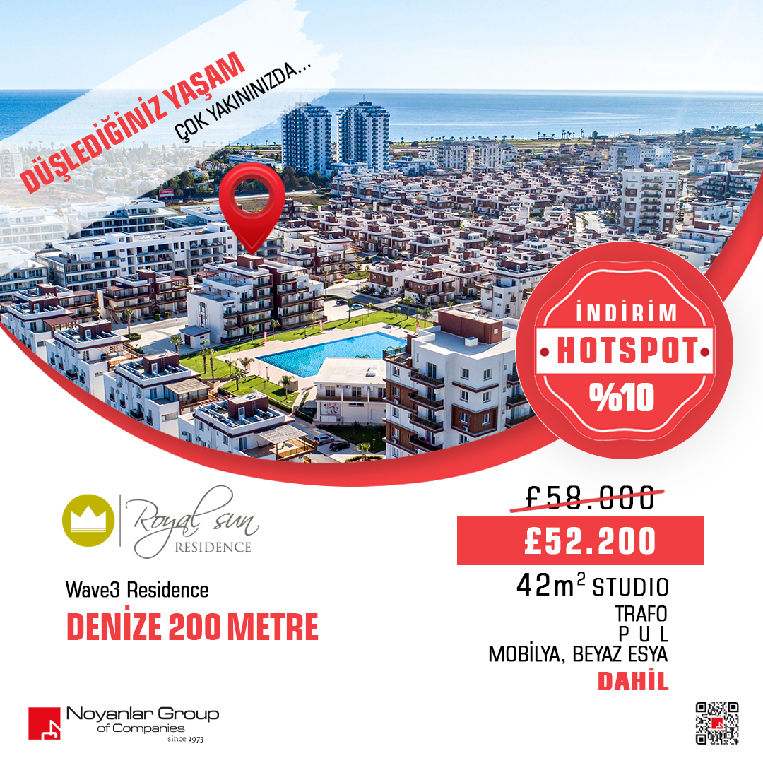 🏡 Tatil Konforunda Bir Yaşam Sizleri Bekliyor.

💫 Satış temsilcilerimizle görüşebilir ve bu fırsatı değerlendirebilirsiniz. Dilerseniz kampanyamız hakkında detaylı bilgi alabilirsiniz.

Noyanlar Şirketler Grubu
Telefon:+90 392 444 60 60
noyanlar.com
