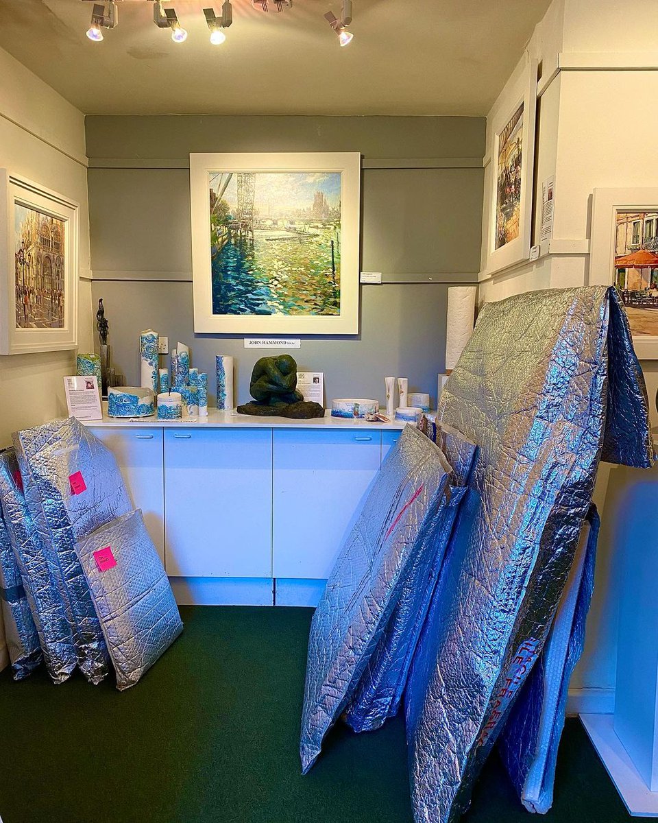 MarineHouseBeer's tweet photo. That time of year again. So good to be packing our #stiffybags full of #newworks #excitingart ready to transport to #aafbattersea #springfair2022. We can’t wait to meet with friends old and new on stand J1. 9th to 13th March.#batterseaevolution #batterseapark #artfair #london https://t.co/elDrSSkjP7