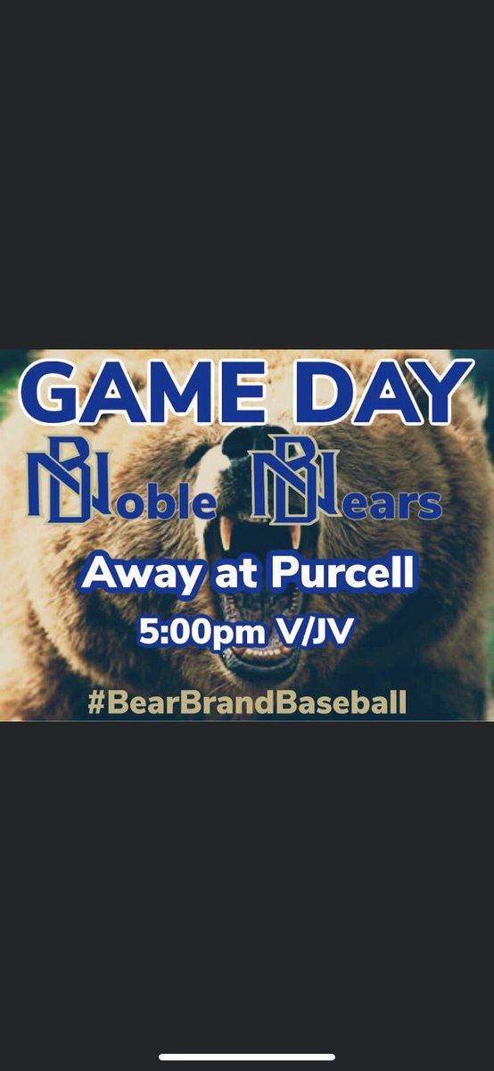 GAMEDAY!!!!!! Let’s go!
#SeniorYear22
#BearBrandBaseball