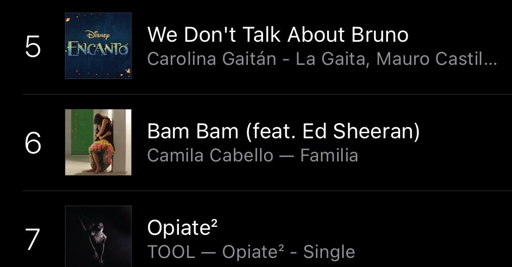 CCUpdater's tweet photo. 🚨🚨🚨 US iTunes:

#6(+5) - Bam Bam (feat. @edsheeran)
**NEW PEAK** https://t.co/0m1ztXj3SL https://t.co/V5pD6vB26p