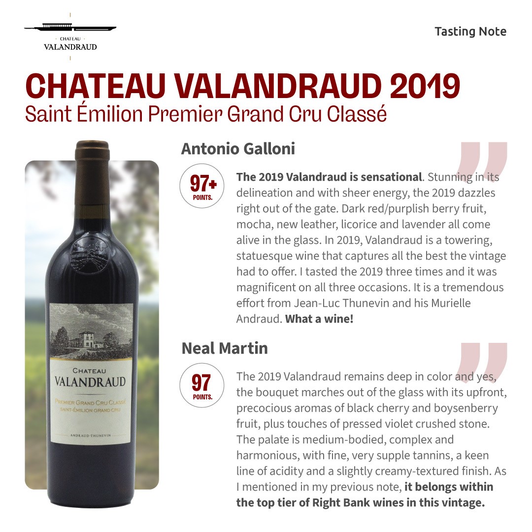 Merci @VinousMedia 
#valandraud #teamthunevin #winerating #saintemilionwine #winecritic #rightbankwine #vintage2019