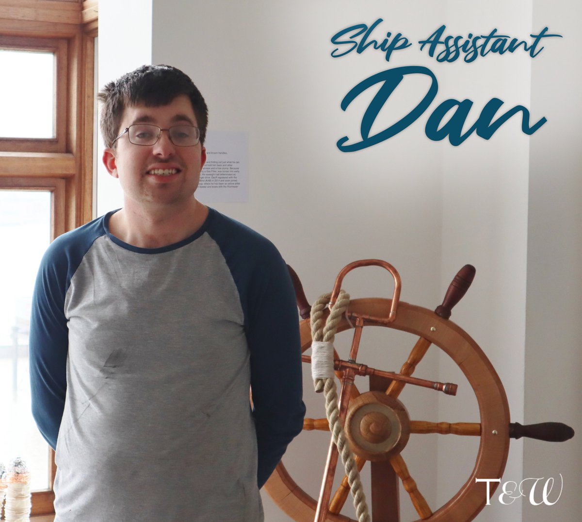 Meet Daniel, our new Ship's Assistant!
-
Daniel applied through the Government's Kickstart scheme. Since joining in January, he's been getting stuck in with keeping the ship tidy and understanding all the tools required to keep the barge's maintenance going.