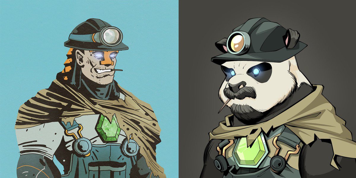PandaSocietyNFT's tweet photo. We���re thrilled to be collaborating with @Earth_Natives - a charitable project with a fantastic cause of building sustainable housing in Brazil!

This awesome art collab will see signature elements from their artwork make an appearance in our first collection as ultra rare traits! https://t.co/YxuPqKmEhB
