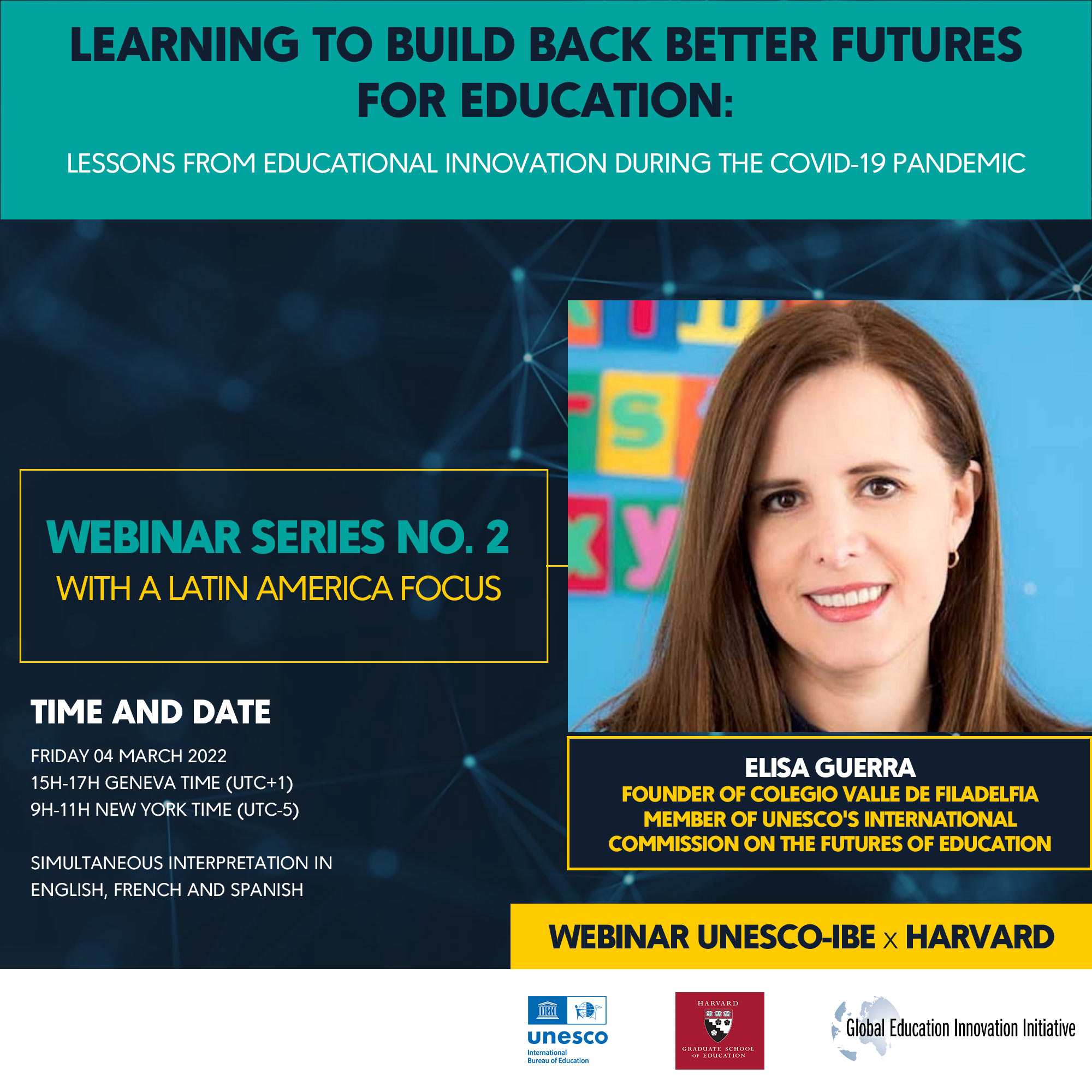 Learning to build back better futures for education: lessons from  educational innovation during the COVID-19 pandemic