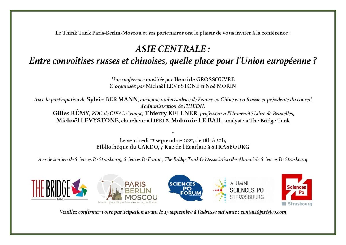 Pour notre analyste Malaurie Le Bail <a href="/Malaurie_le/">Malaurie Le Bail</a>, la création d'une coalition centrasiatique sur le climat est une solution possible pour lutter contre les problématiques environnementales dans la région. youtube.com/watch?v=yIu8i8…