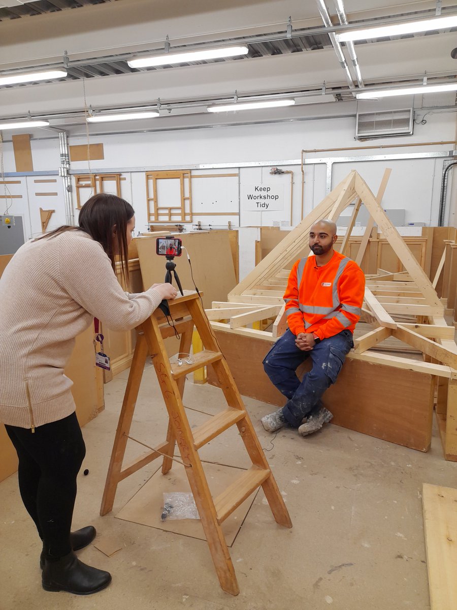 Moiz Baig started with Ashleigh in 2016 as a work experience student from <a href="/Glasgow_Clyde/">Glasgow Clyde College</a> ...he’s now a qualified joiner working towards a HNC in Construction Management. This week he was filmed by <a href="/Glasgow_Clyde/">Glasgow Clyde College</a> to showcase his journey for #ScotAppWeek22