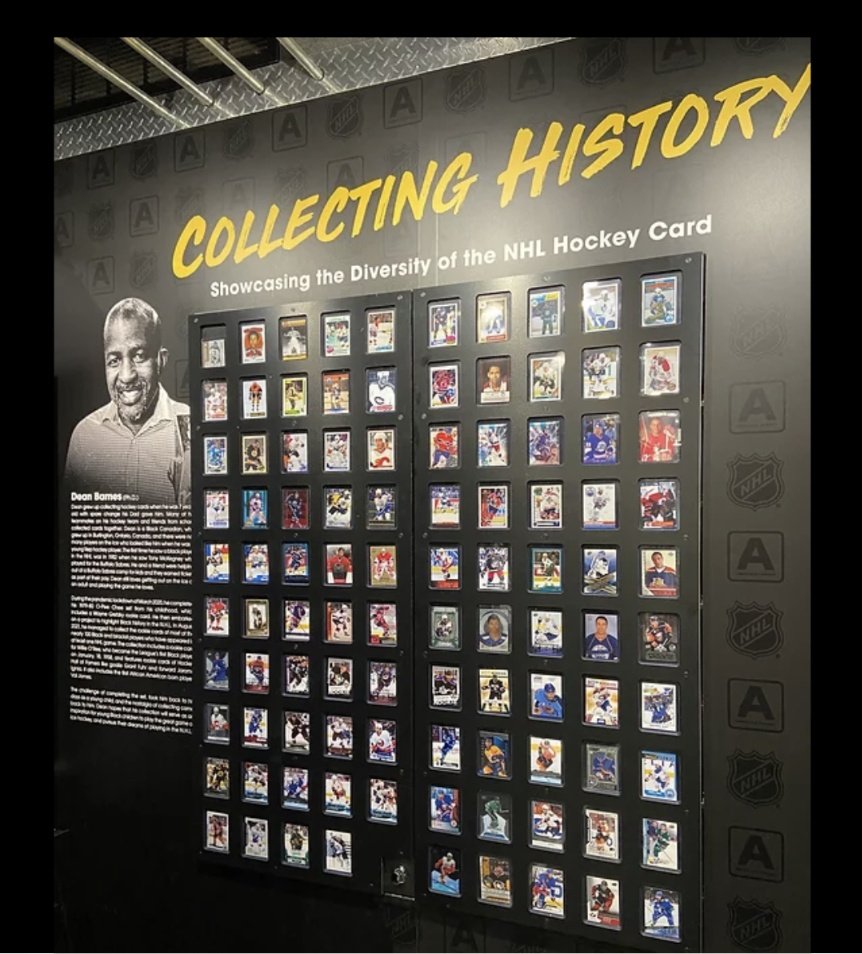 The <a href="/NHL/">NHL</a>'s Black Hockey History Tour Truck Mobile Museum is showcasing a unique Black hockey player card collection amassed by Dean Barnes, #HDSB Superintendent of Education ⎯ and the tour will make a stop in Toronto at the end of March. 

➡️ Read here: bit.ly/Barnescards