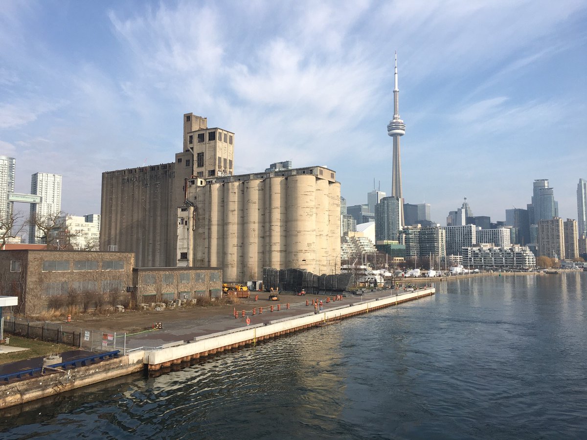 Image of Canada Malting Silos on Toronto waterfront. Photo by Bryan Bowen. Courtesy City of Toronto