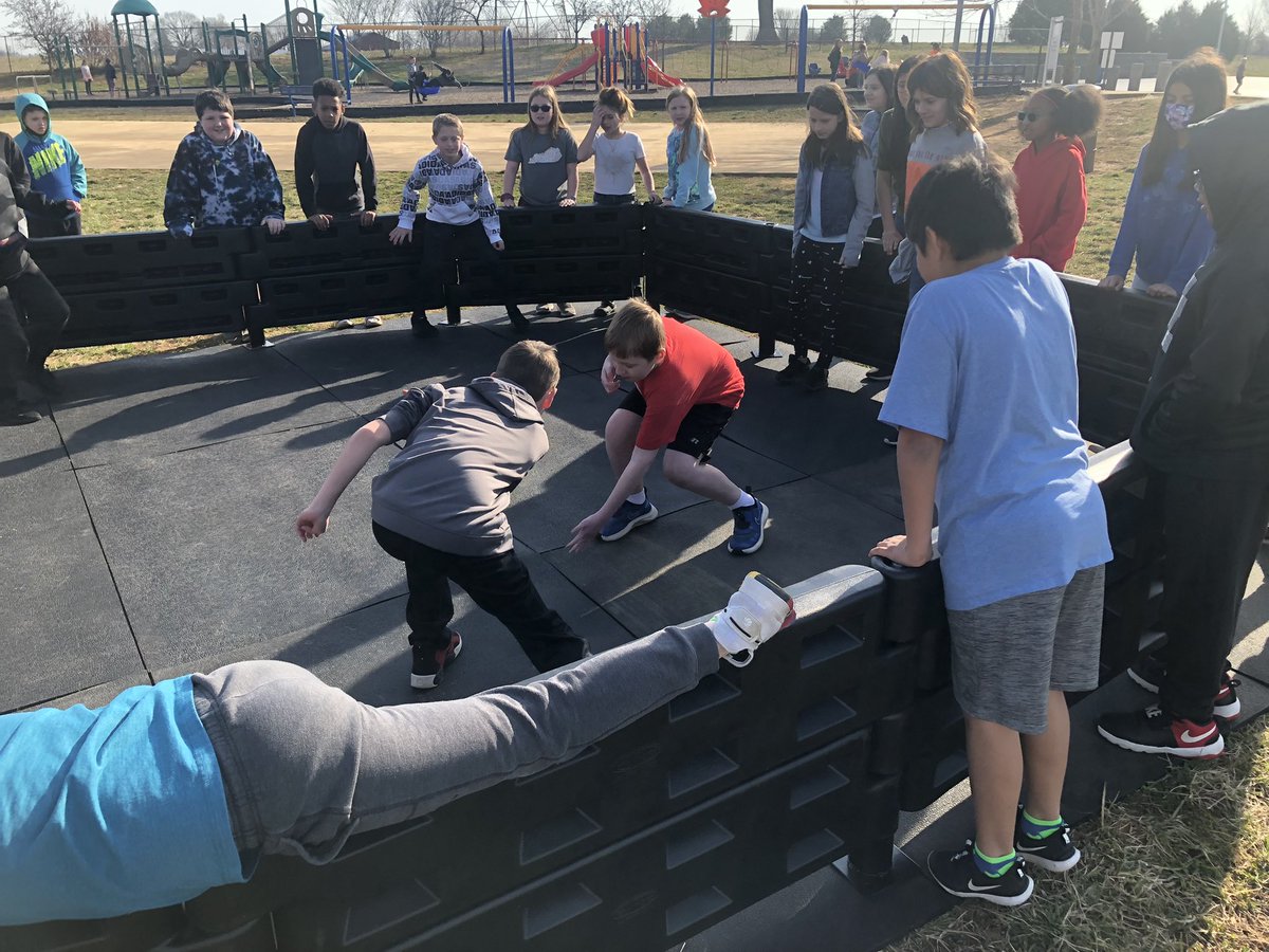 The new Gaga pit <a href="/bristowelem/">Bristow Elementary</a> is a hit!