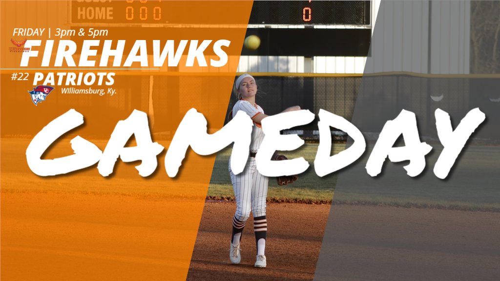 GAMEDAY: Softball begins their four-game series with #22 Cumberlands in Williamsburg, Ky. #gofirehawks