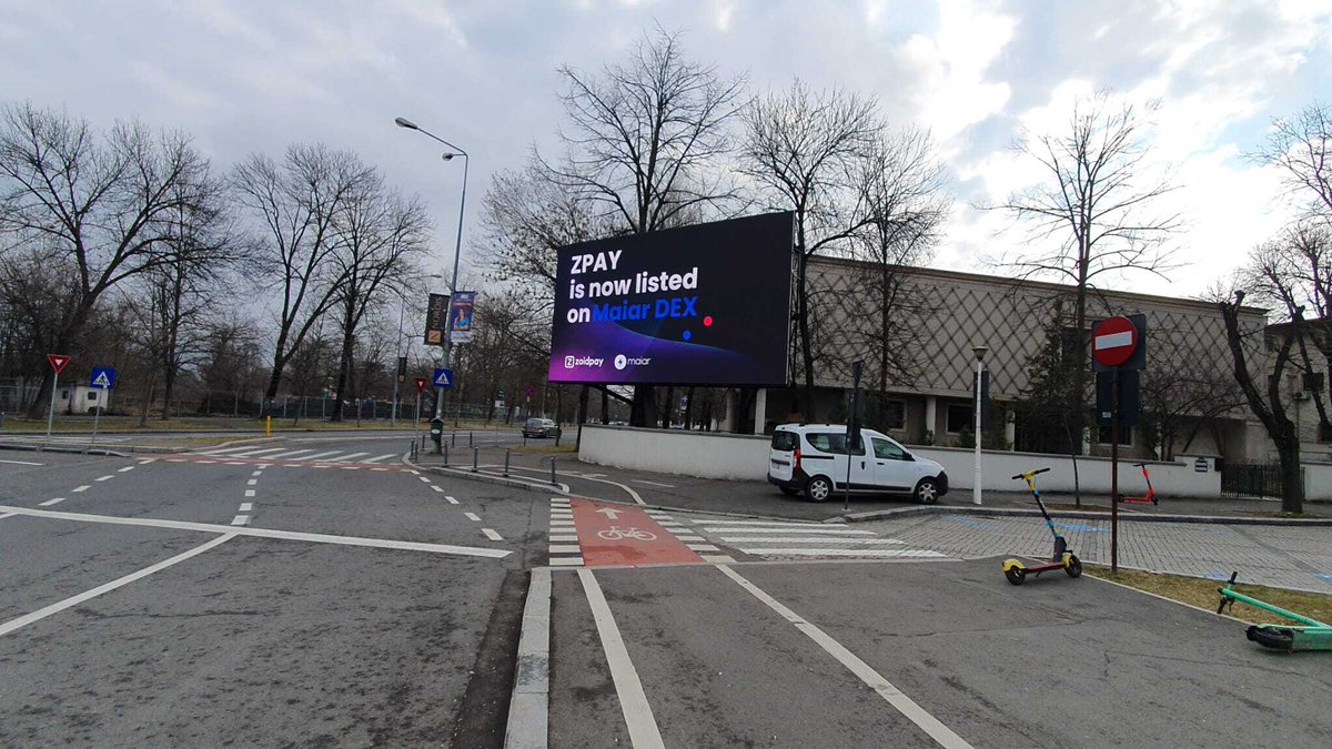 Anotherapp_io's tweet photo. Some more of @ZoidPay from around Bucharest 🎉 

$ZPAY $LKMEX $MEX @MaiarExchange @ElrondNetwork https://t.co/zoHqsY64WY
