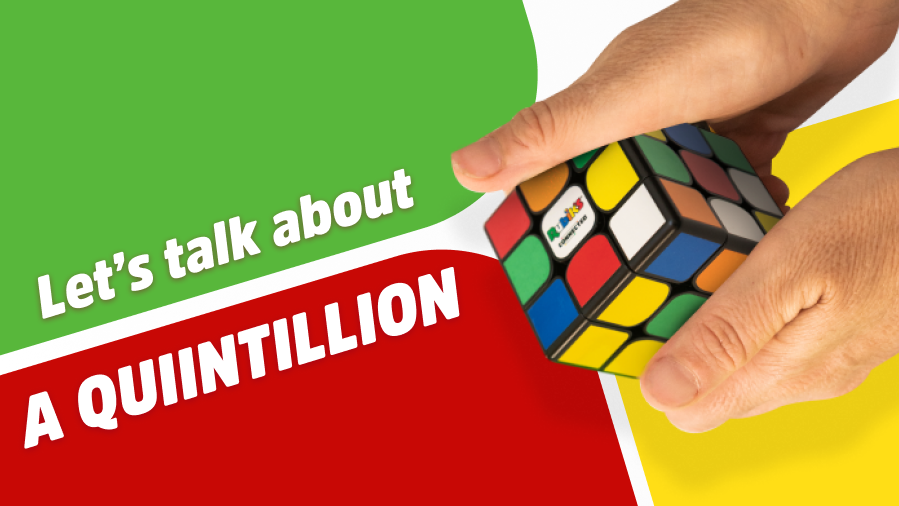 goparticula's tweet photo. *43 quintillion possible configurations* Let's try to visualize this😉
👉1 QUINTILLION = million x million x million
👉Milky Way Galaxy = appr. quintillion meters wide
👉 appr. 10 quintillion insects on Earth
#gocube #rubiksconnected #rubikscube https://t.co/YF0u4QD4IQ