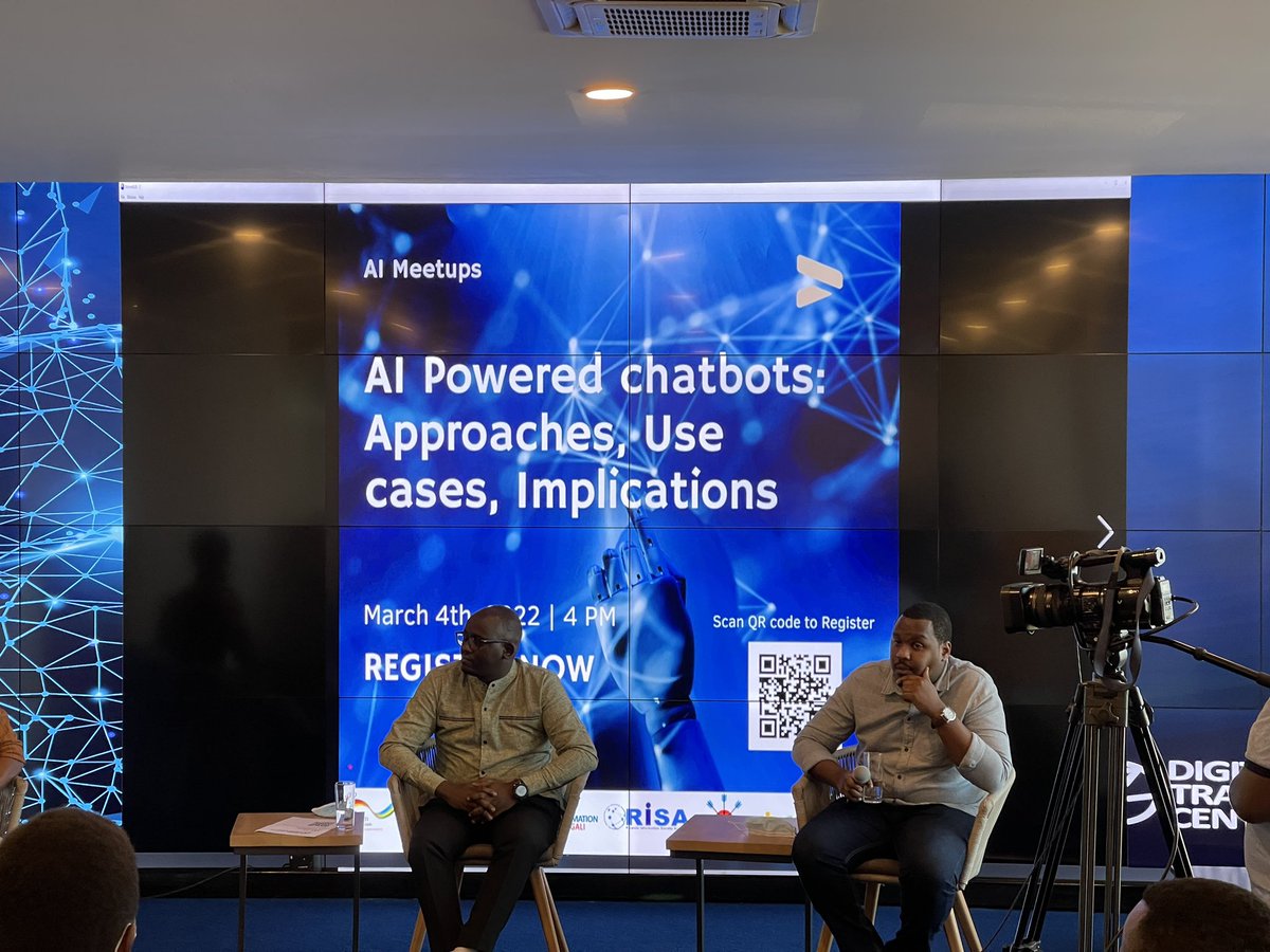 #AImeetups AI powered approaches; use cases, implications.
@DigiCenterRW @DUmuganda