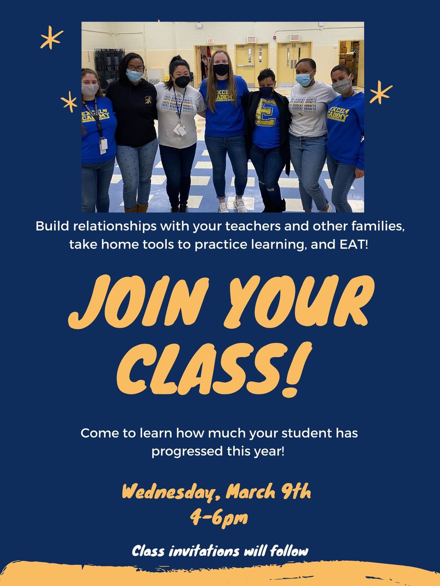 ExcelPrinDaniel's tweet image. We are safely welcoming families back into the spaces they have missed most, our classrooms! Join us as we strengthen our school-family relationships 💙💛 @ExcelAcademyPS