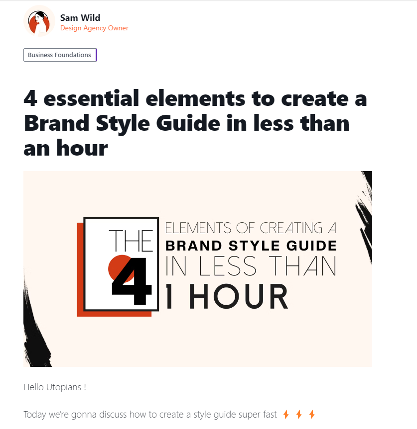 Ever wish you could you could get your branding over & 
done with in just an hour?

Here's a guide t...