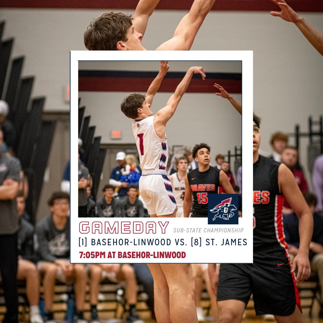 GAMEDAY⚡️

🏀 Sub-State Championship
🆚 [1] Basehor-Linwood
📍 Basehor-Linwood
⏰ 7:05pm
📺 Live on @SpecSportsKC Ch. 323
✨ <a href="/HyVeeKCMetro/">Kansas City Hy-Vee</a> Game of the Week
📲 Live updates on the Thunder Experience App

#GoThunder #DoMore