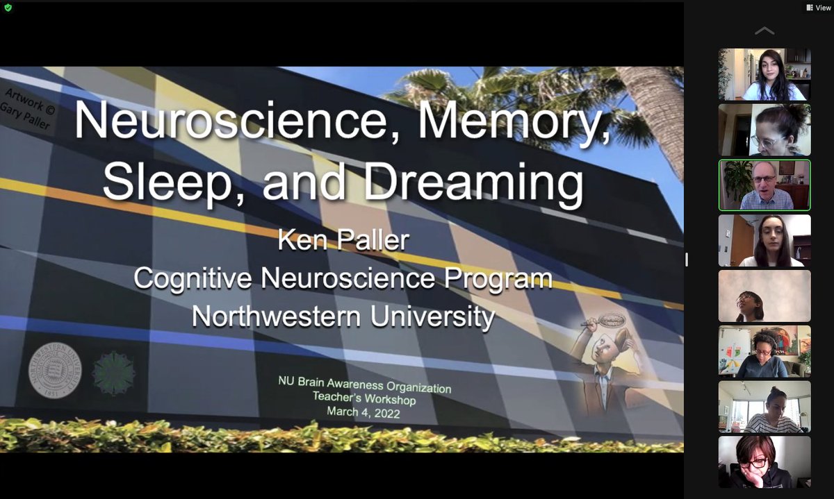 Our virtual Teachers' Workshop for this year is finally underway! We are SO very grateful for all our teacher attendees, and for key speaker <a href="/kap101/">Ken Paller</a> Prof Ken Paller for delivering such an engaging talk on memory, sleep, and dreams. 😊