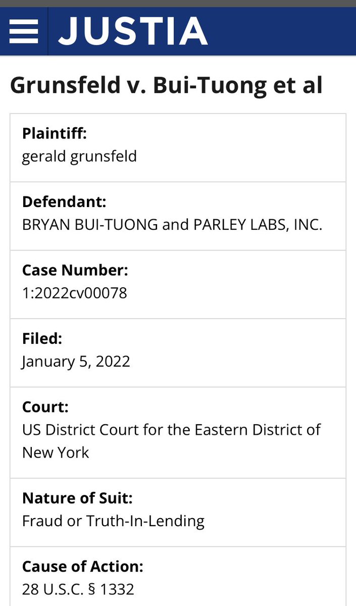 Voiceoftruth888's tweet photo. @yang13yin @ParleyLabs @sensecapmx For sure we already filed one. I think Gerry is amending every couple weeks to add new plaintiff names if interested. https://t.co/onyGPa6RuB