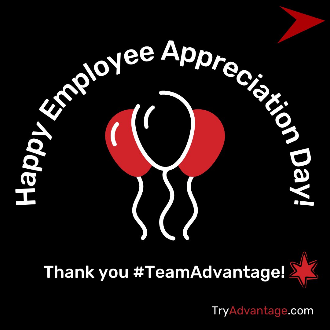 Today we celebrate #TeamAdvantage for bringing your best every day!
#EmployeeAppreciationDay 🎉

#OurAdvantage is #TeamAdvantage

Want be part of the team? We're still #Hiring!
hubs.la/Q014XS8R0