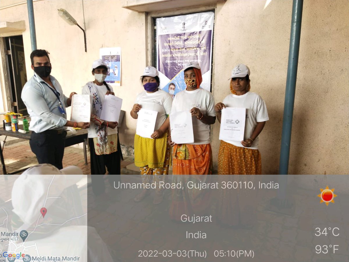 PaintsnCoatings's tweet photo. From SANKALP RPL training for Assistant Decorative Painter, at Golita, Jamnagar, Gujarat.
#ProjectSankalp #SkillIndia #AzadiKaAmritMahotsav @gauravgupta1500 https://t.co/x4uciVPSEy