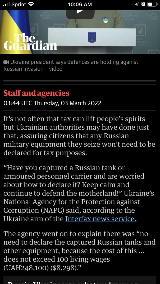 theendisnee's tweet photo. @locust9 @javierabegazo NAPC said yesterday not to worry about declaring it as an asset, just free and clear tanks for anyone who finds one https://t.co/Rrr7X9jULx