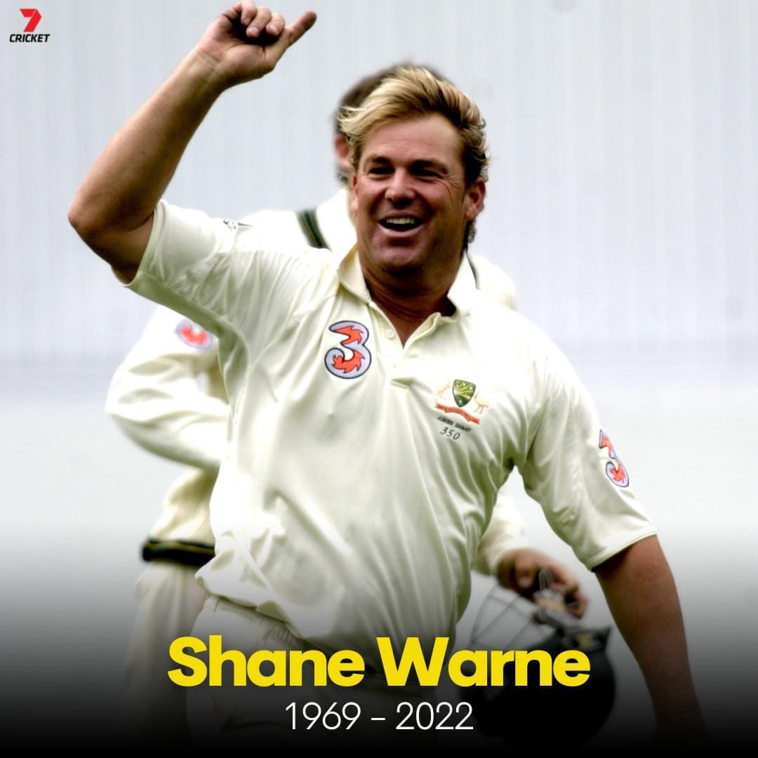 gemvarone's tweet photo. This doesn’t feel real. Whether you love cricket or not, it’s hard not to love Warnie. Thinking of his family, and those close to him ❤️ https://t.co/QFRHk6U5Dz