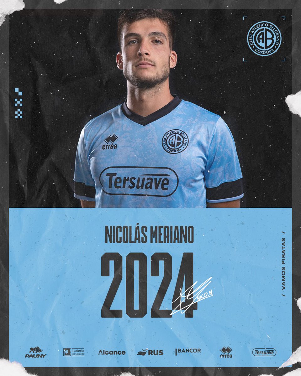 sentirceleste's tweet photo. ✒ Nicolás #Meriano extendió su contrato con #Belgrano.

📃 El defensor surgido en la cantera, permanecerá ligado al club hasta diciembre del 2024.

👏 ¡Felicitaciones! https://t.co/bR9rCQFcZP