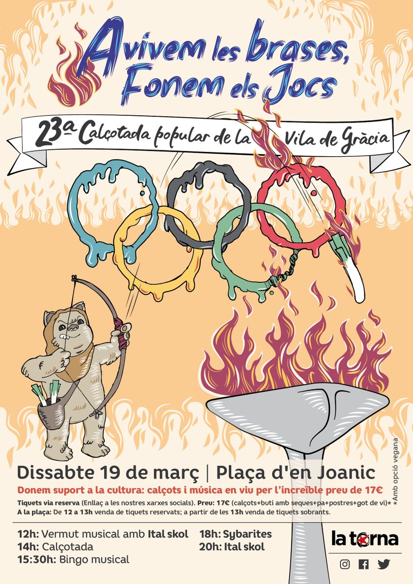 Després de dos anys de dubtes, incerteses i replantejaments vitals, ens tornem a trobar per celebrar, clar que sí, la vida. I ho fem com millor sabem, al carrer, bevent, menjant i ballant! 

Estigueu atentes que en breu indicarem com podeu reservar els tiquets.🔥