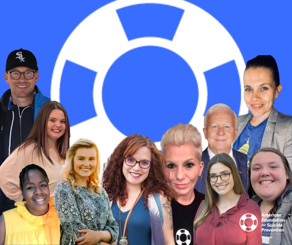 AFSPMichigan's tweet photo. #FeatureFriday shout out going out to our MI Board!
Tomorrow our board will gather for the annual AFSP MI Board Retreat, during which they will strategize and make plans to bring HOPE to all those affected by suicide.
Cheers to this amazing team!
#HopeGrowsHere #AFSPMichigan https://t.co/DpLUeb2Uub