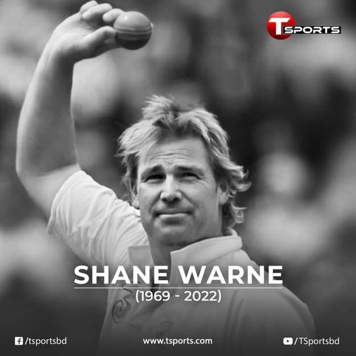 AhEhsan2's tweet photo. One of the greatest of all-time.
A legend. A genius.
You changed Cricket.

Miss you #ShaneWarne https://t.co/QvBQhb03vT