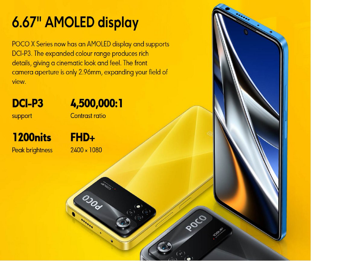 Techspace_19's tweet photo. Finally POCO X4 pro 5G is here.
https://t.co/jQYt8zD7gw https://t.co/OsdQbqXVwD