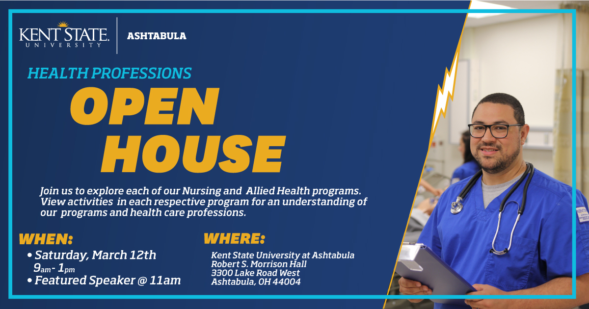 Thinking about a career in health care? Not sure how to start?  The Nursing &amp; Allied Health programs are hosting a Health Professions Open House on March 12th. 

More details at ow.ly/h0nO50Iagnu