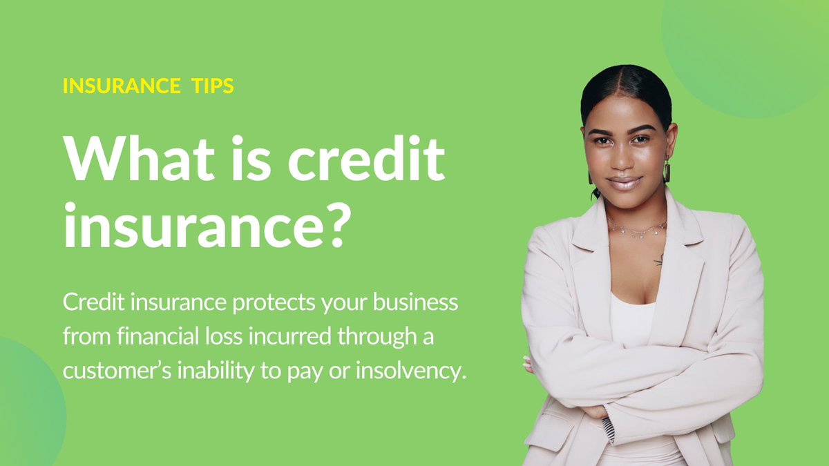 nimbla's tweet image. Insurance tips… What is credit insurance? 

Credit insurance protects your business from financial loss incurred through a customer’s inability to pay or insolvency. 

Get a free quote: calculator.nimbla.com

#invoiceinsurance #tradecredit #insurancetips