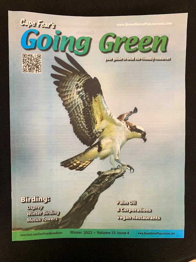 The winter issue is hot off the press and can be found around town. You can pick up copies for free at any of the following locations: Arboretum/Hanover County Extension Service, Old Books on Front St., Pomegranate Books, Tidal Creek Co-op, and many Food Lion and Harris Teeters.