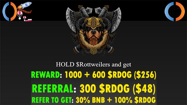 CryptoExngIndia's tweet photo. ❇️ Claim Rottweilers Airdrop of 1600 $RDOG Token worth 256$ Now

🔹 Follow the Link: "https://t.co/9fN4PQbn0n"
💥 $RDOG is a token of the SHIBA family, 100% community driven

#FreeAirdropCrypto #Rottweilers #RottweilerAirdrop #RDOG #CryptoAirdrop #ShibaFamily #ShibaArmy #ShibaInu https://t.co/bV3o7fgvlL