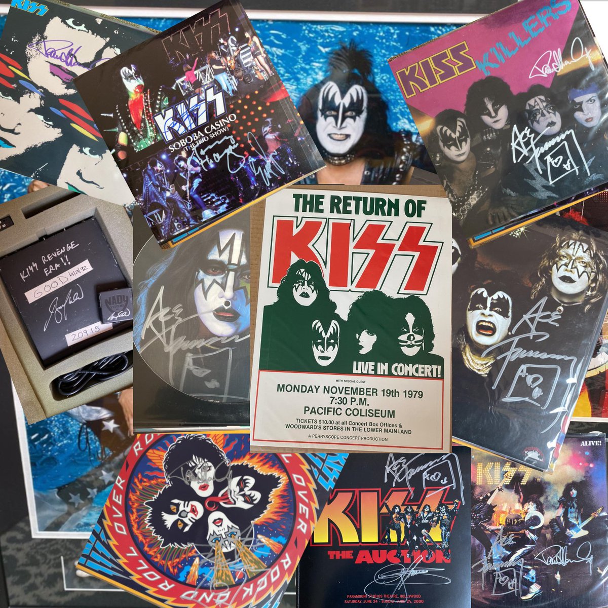 New KISS Items coming soon! Sign up for our mailing list to be the first to know. 
Mailing list: mailchi.mp/b223be35554e/r…

#kiss #genesimmons #paulstanley #brucekulick #ericcarr #kissonline #acefrehley #petercriss #tommythayer #ericsinger #kissposter #rsa