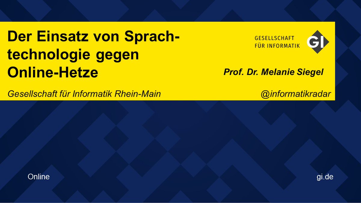 QRCodeART's tweet photo. Der Einsatz von Sprachtechnologie gegen Online-Hetze Vortrag
#SaveTheDate 22.03.2022, ab 18:00 Uhr mit Prof. Dr. Melanie Siegel https://t.co/NITuNZsssy
#hetze #HateSpeech #socialmedia #computerlinguistik #sprachtechnologie #languagetechnology @IT_Frauen @JungeGi @informatikradar https://t.co/WhDs6zExvS