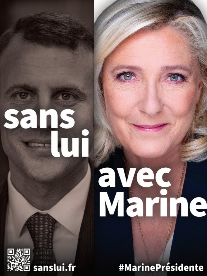 #Sanslui qui a méprisé et humilié les Français #AvecMarine qui elle #MLaFrance et les Français. Pour retrouver la fierté d'être Français #JeVoteMarine